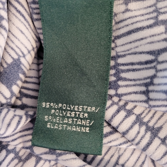 Ralph Lauren Graphic Design Wrap Dress Size 12 - Picture 14 of 14